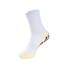 New Arrival Wholesale Indoor Terry Skate Yoga Socks Mid Calf Cotton Grip Anti Slip Pilates Socks for Unisex