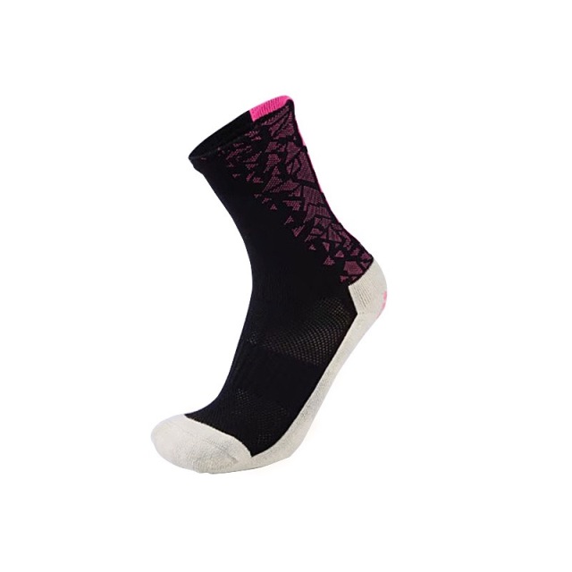 HJ 2025 New Arrival Wholesale Indoor Terry Skate Yoga Socks Mid Calf Cotton Grip Anti Slip Pilates Socks for Unisex