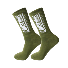 2025 new socks lesale Top Quality Crew Socks Embroidered Jacquard White Black Red Design Logo Cotton Casual Thin Sports Socks