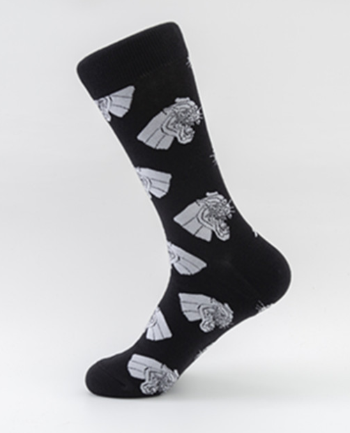 HJ  High quality   Professional Design Happy Custom Colorful Jacquard Sox Design Socks Funny Socks Happy Man Socks