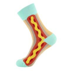 HJ 2025 High quality  Best-Selling Professional Design Happy Custom Colorful Jacquard Sox Design Socks Funny Socks Happy Man Socks