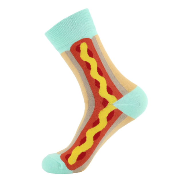 HJ 2025 High quality  Best-Selling Professional Design Happy Custom Colorful Jacquard Sox Design Socks Funny Socks Happy Man Socks