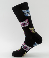 HJ 2025 High quality   Professional Design Happy Custom Colorful Jacquard Sox Design Socks Funny Socks Happy Man Socks