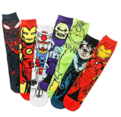 HJ 2025 Best-Selling Professional Design Happy Custom Colorful Jacquard Sox Design Socks Funny Socks Happy Man Socks