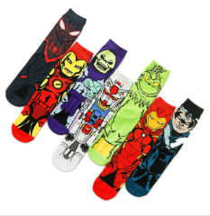 HJ 2025 Best-Selling Professional Design Happy Custom Colorful Jacquard Sox Design Socks Funny Socks Happy Man Socks