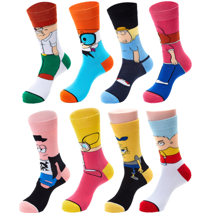 High quality  Best-Selling Professional Design Happy Custom Colorful Jacquard Sox Design Socks Funny Socks Happy Man Socks