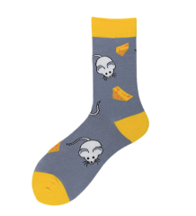 HJ Professional Design Happy Custom Colorful Jacquard Sox Design Socks Funny Socks Happy Man Socks