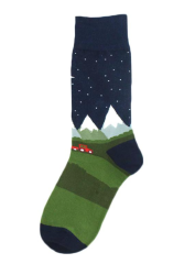 HJ High quality Design Happy  Colorful Jacquard Sox Design Socks Funny Socks Happy Man Socks