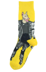 Custom High quality Design Happy  Colorful Jacquard Sox Design Socks Funny Socks Happy Man Socks