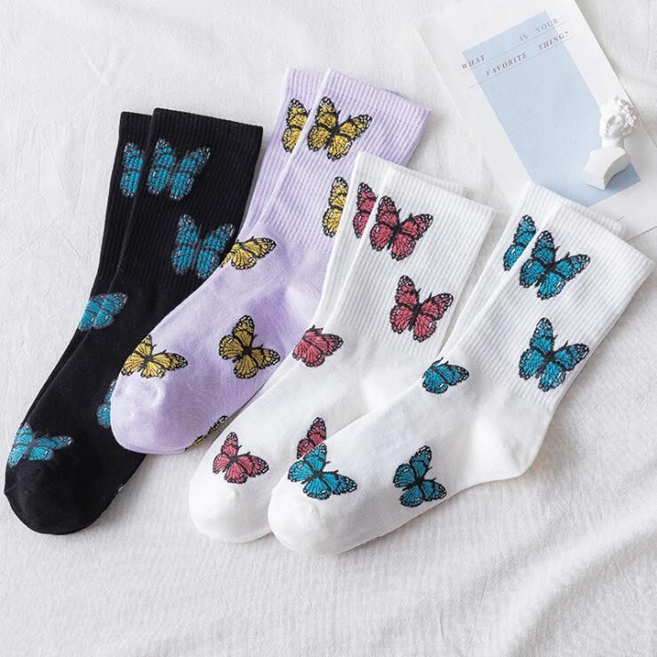 Wicking Sweat Breathable Socks Charming Love Strawberry Women Summer Winter Crew Socks