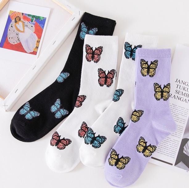 Wicking Sweat Breathable Socks Charming Love Strawberry Women Summer Winter Crew Socks