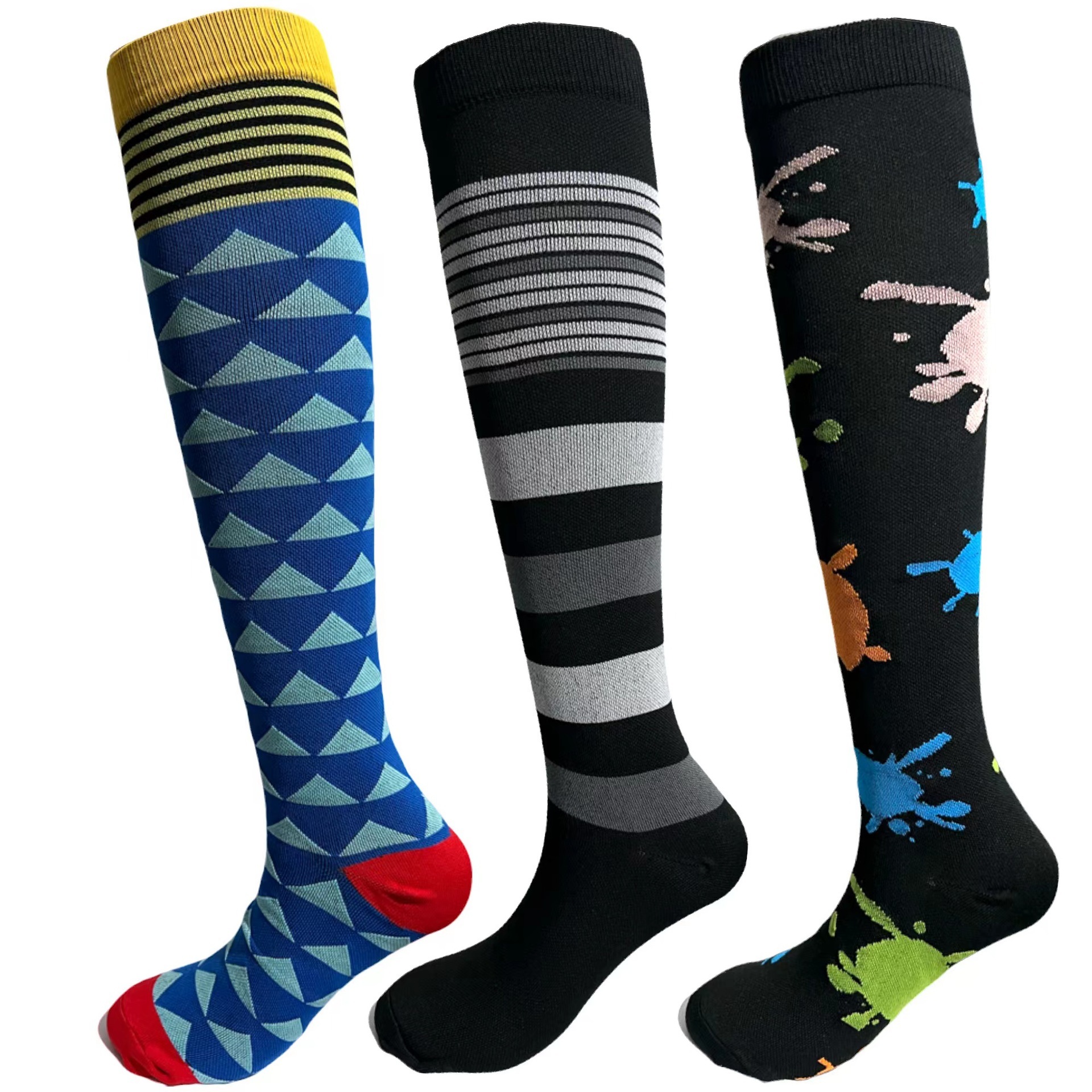 Hockey Non-Slip Football Socks for Men Long socks Socks Over Knee High Sock