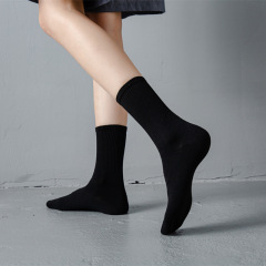 Wholesale Popular Solid Color Hip Hop Street Fashion Pure Colors Sports Letter Logo Jacquard Cotton Socks