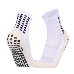 New Arrival Wholesale Indoor Terry Skate Yoga Socks Mid Calf Cotton Grip Anti Slip Pilates Socks for Unisex