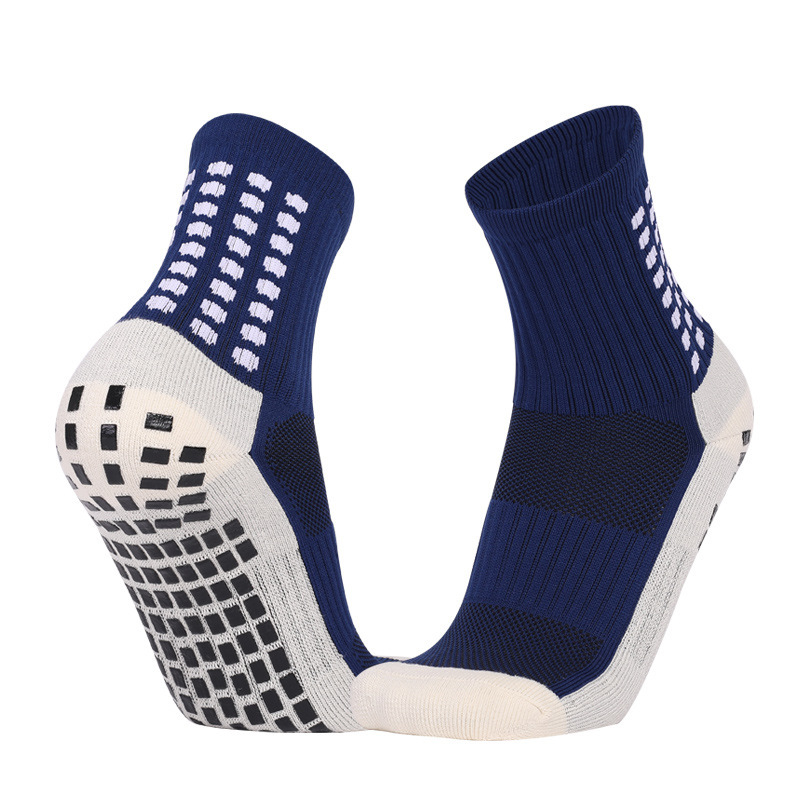 New Arrival Wholesale Indoor Terry Skate Yoga Socks Mid Calf Cotton Grip Anti Slip Pilates Socks for Unisex