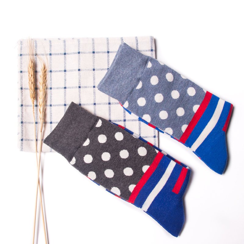 2026 High quality Design Happy  Colorful Jacquard Sox Design Socks Funny Socks Happy Man Socks