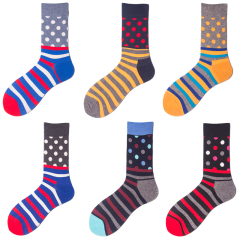 2026 High quality Design Happy  Colorful Jacquard Sox Design Socks Funny Socks Happy Man Socks