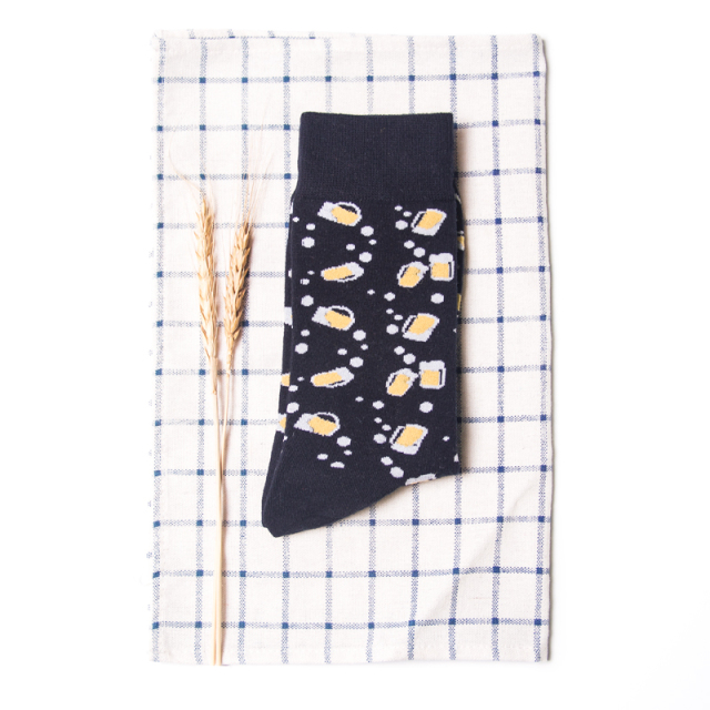 2026 High quality Design Happy  Colorful Jacquard Sox Design Socks Funny Socks Happy Man Socks