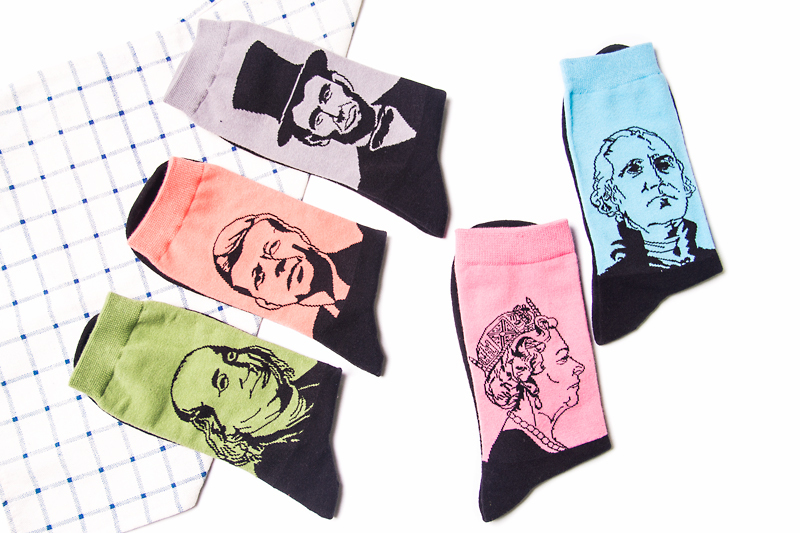 2026 High quality Design Happy  Colorful Jacquard Sox Design Socks Funny Socks Happy Man Socks