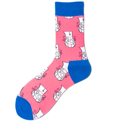 2026 High quality Design Happy  Colorful Jacquard Sox Design Socks Funny Socks Happy Man Socks
