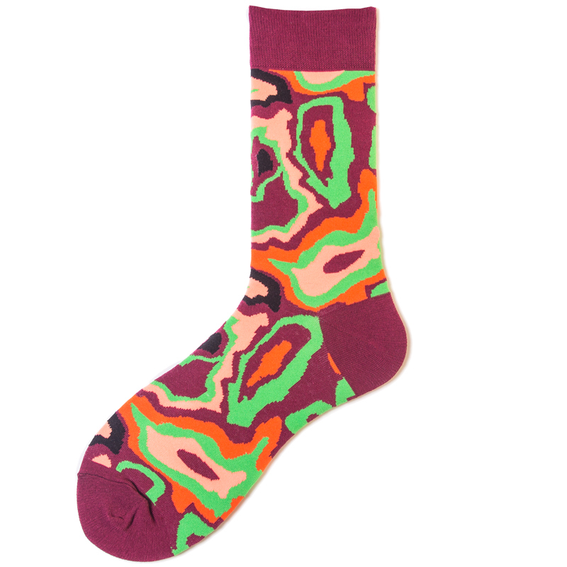 2026 High quality Design Happy  Colorful Jacquard Sox Design Socks Funny Socks Happy Man Socks