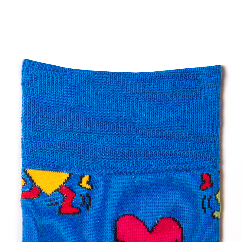 2026 High quality Design Happy  Colorful Jacquard Sox Design Socks Funny Socks Happy Man Socks