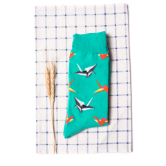 HJ High quality Design Happy  Colorful Jacquard Sox Design Socks Funny Socks Happy Man Socks