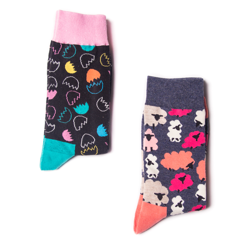 High quality Design Happy  Colorful Jacquard Sox Design Socks Funny Socks Happy Man Socks