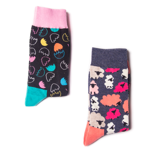 High quality Design Happy  Colorful Jacquard Sox Design Socks Funny Socks Happy Man Socks