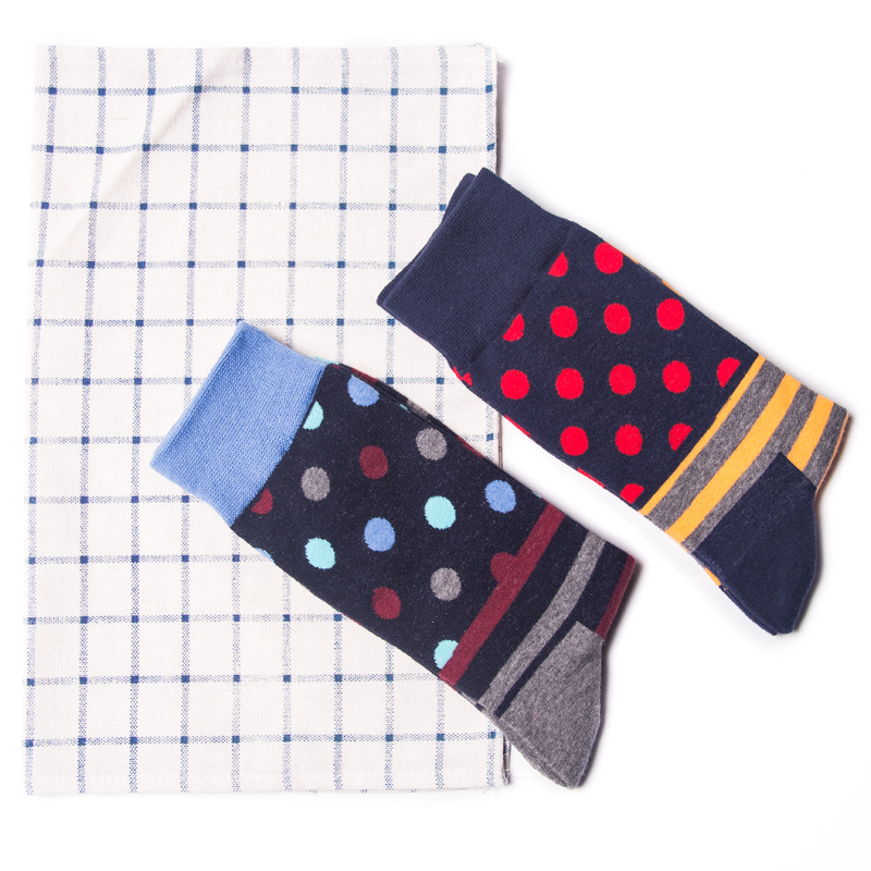 2026 High quality Design Happy  Colorful Jacquard Sox Design Socks Funny Socks Happy Man Socks