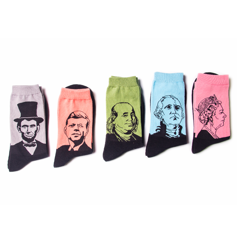 2026 High quality Design Happy  Colorful Jacquard Sox Design Socks Funny Socks Happy Man Socks