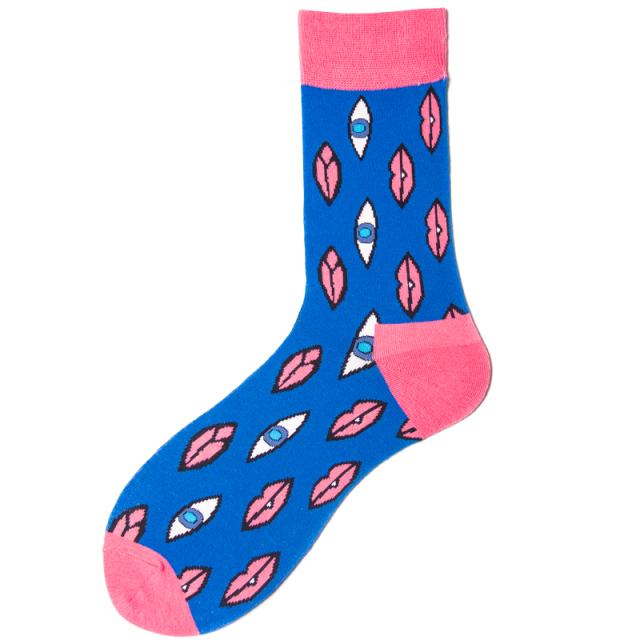2026 High quality Design Happy  Colorful Jacquard Sox Design Socks Funny Socks Happy Man Socks