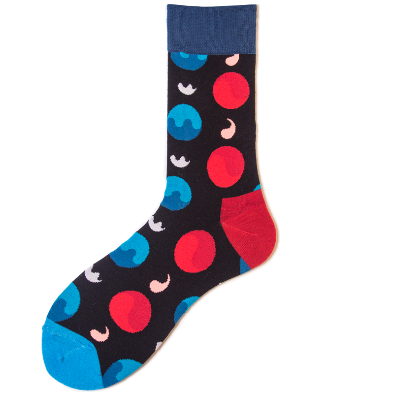 2026 High quality Design Happy  Colorful Jacquard Sox Design Socks Funny Socks Happy Man Socks