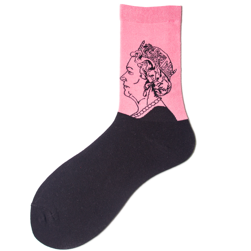 2026 High quality Design Happy  Colorful Jacquard Sox Design Socks Funny Socks Happy Man Socks