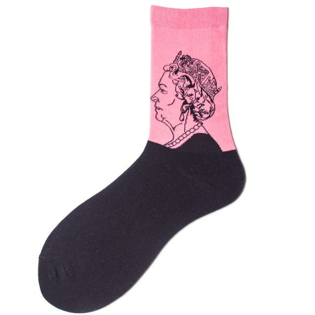 2026 High quality Design Happy  Colorful Jacquard Sox Design Socks Funny Socks Happy Man Socks