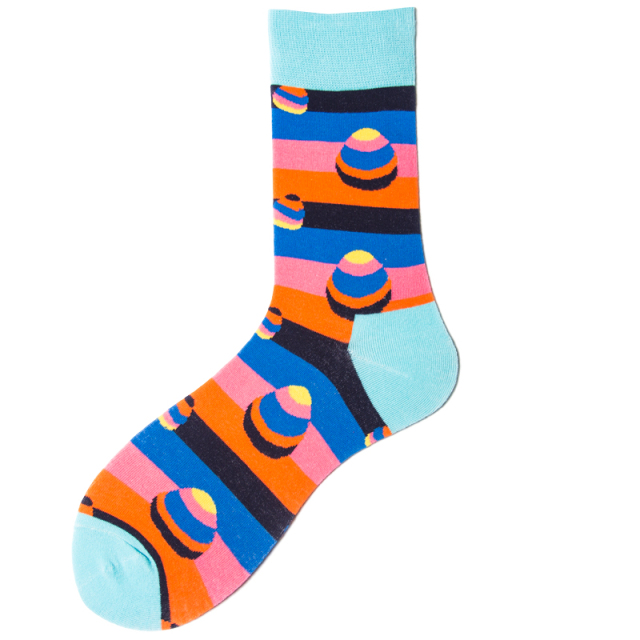 2026 High quality Design Happy  Colorful Jacquard Sox Design Socks Funny Socks Happy Man Socks