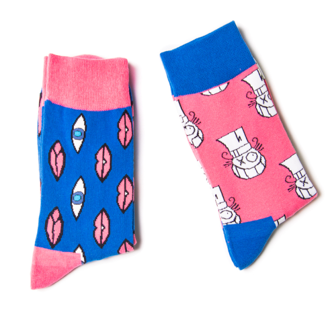 2026 High quality Design Happy  Colorful Jacquard Sox Design Socks Funny Socks Happy Man Socks