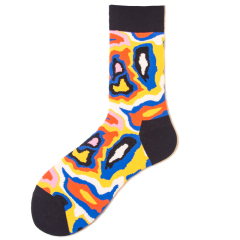 2026 High quality Design Happy  Colorful Jacquard Sox Design Socks Funny Socks Happy Man Socks