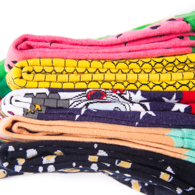 2026 High quality Design Happy  Colorful Jacquard Sox Design Socks Funny Socks Happy Man Socks