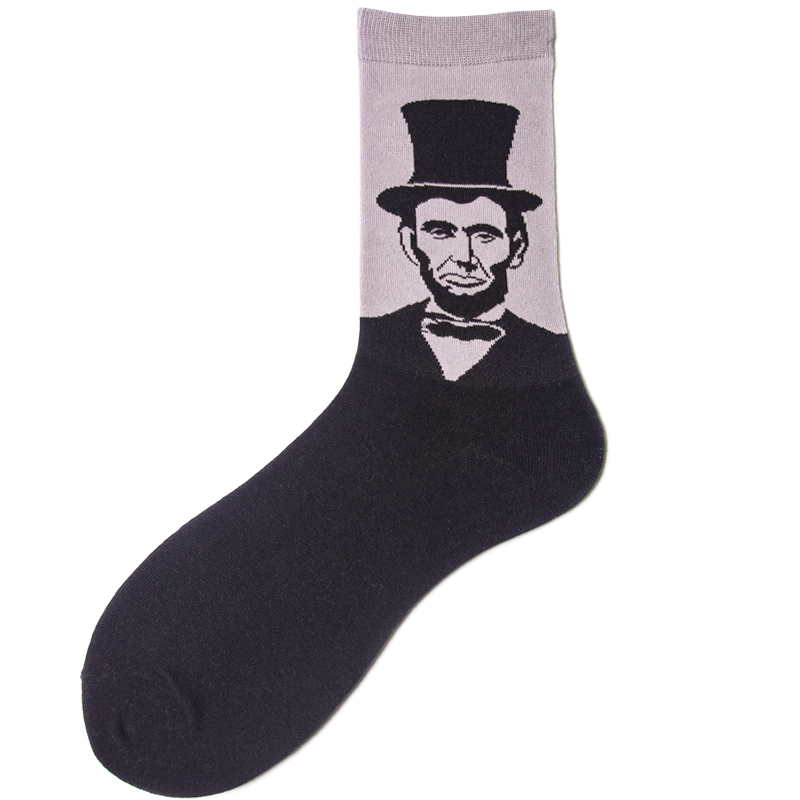 2026 High quality Design Happy  Colorful Jacquard Sox Design Socks Funny Socks Happy Man Socks