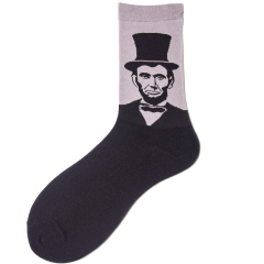 2026 High quality Design Happy  Colorful Jacquard Sox Design Socks Funny Socks Happy Man Socks