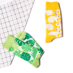 High quality Design Happy  Colorful Jacquard Sox Design Socks Funny Socks Happy Man Socks