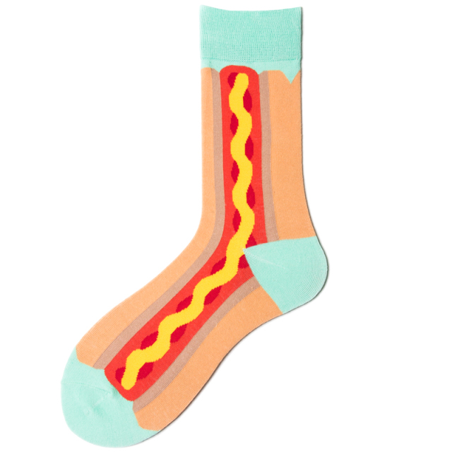 2026 High quality Design Happy  Colorful Jacquard Sox Design Socks Funny Socks Happy Man Socks