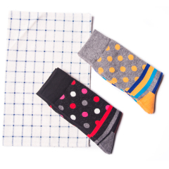 2026 High quality Design Happy  Colorful Jacquard Sox Design Socks Funny Socks Happy Man Socks