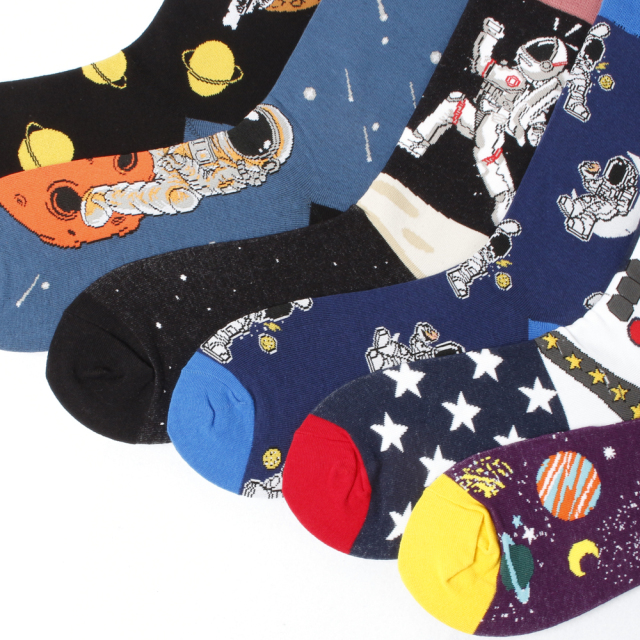 happy socks  Popular Solid Color Hip Hop Street Fashion Pure Colors Sports Letter Logo Jacquard Cotton Socks