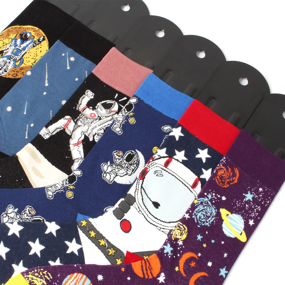 happy socks  Popular Solid Color Hip Hop Street Fashion Pure Colors Sports Letter Logo Jacquard Cotton Socks