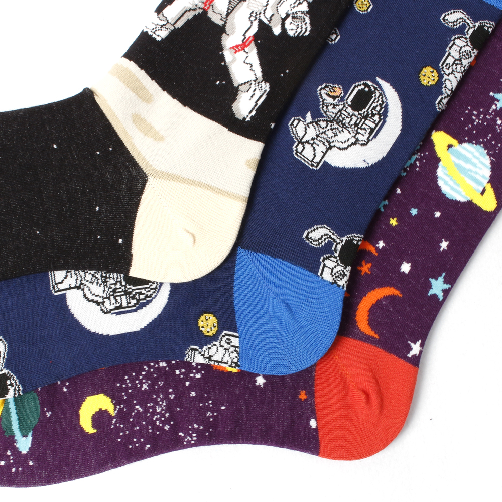 happy socks  Popular Solid Color Hip Hop Street Fashion Pure Colors Sports Letter Logo Jacquard Cotton Socks
