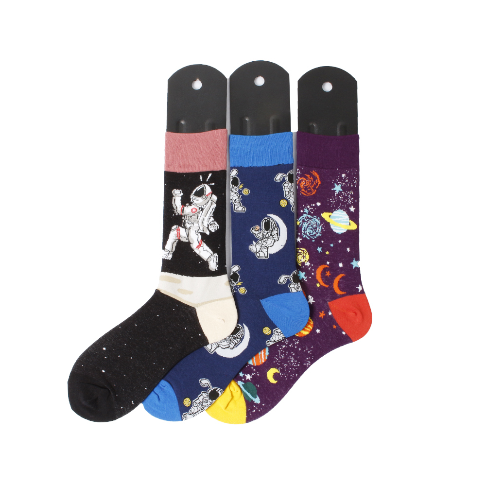 happy socks  Popular Solid Color Hip Hop Street Fashion Pure Colors Sports Letter Logo Jacquard Cotton Socks