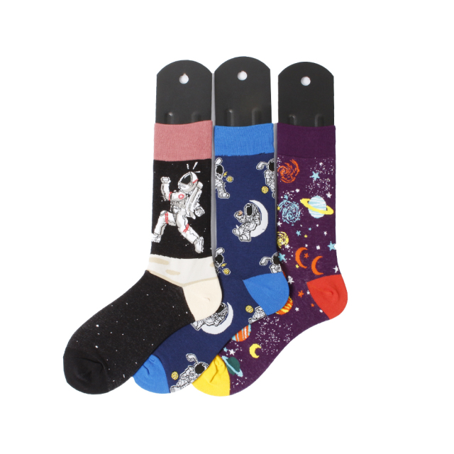 happy socks  Popular Solid Color Hip Hop Street Fashion Pure Colors Sports Letter Logo Jacquard Cotton Socks