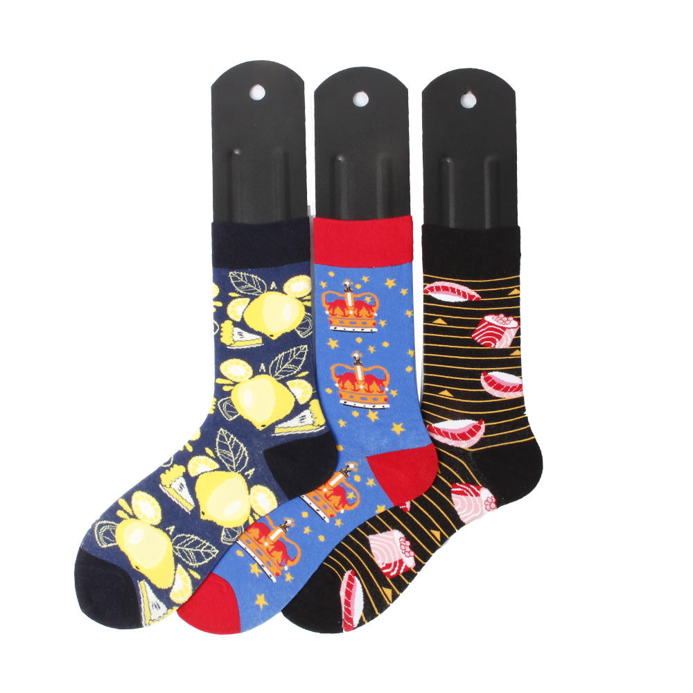 Popular Solid Color Hip Hop Street Fashion Pure Colors Sports Letter Logo Jacquard Cotton Socks happy socks